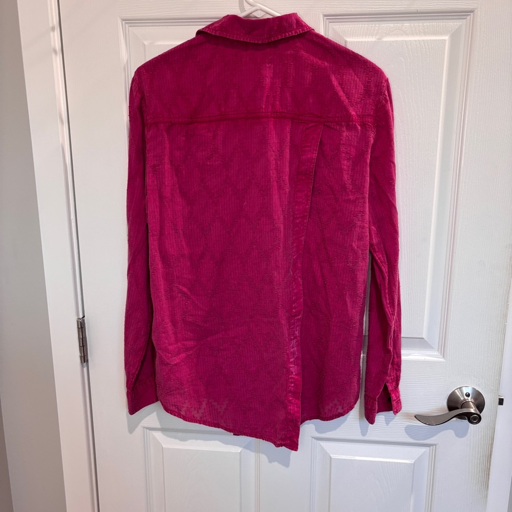 Maeve pink button down - Picture 3 of 6
